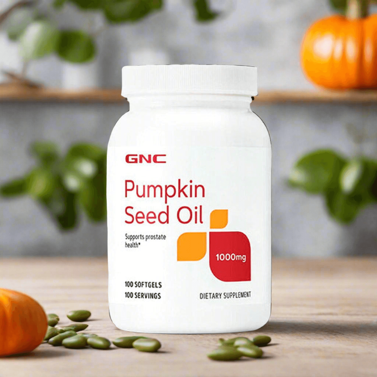 GNC Pumpkin Seed Oil 1000mg 100 Softgels