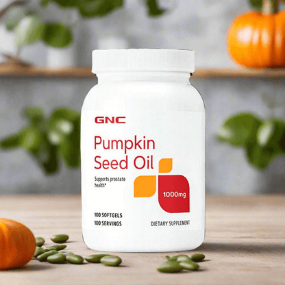 GNC Pumpkin Seed Oil 1000mg 100 Softgels