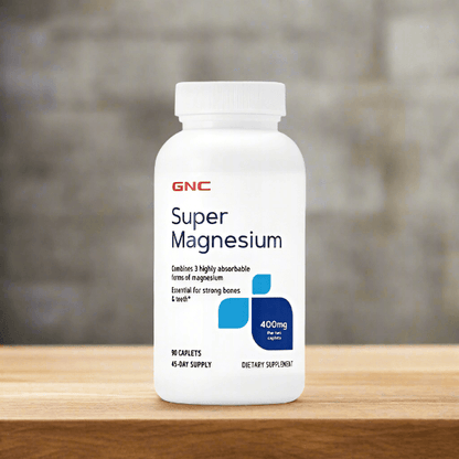 GNC Super Magnesium 400mg 90 Caplets