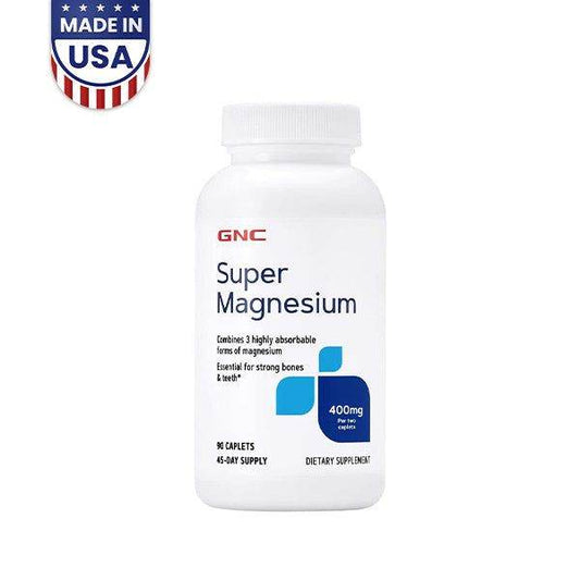 GNC Super Magnesium 400mg 90 Caplets