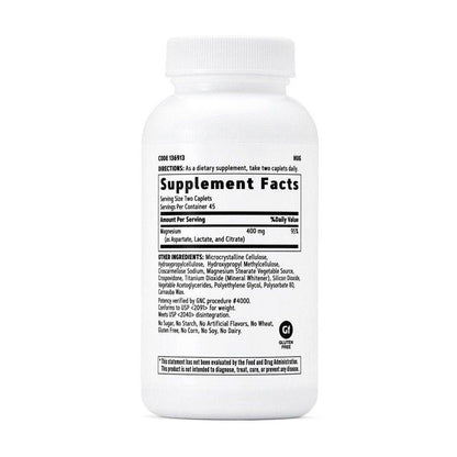 GNC Super Magnesium 400mg 90 Caplets