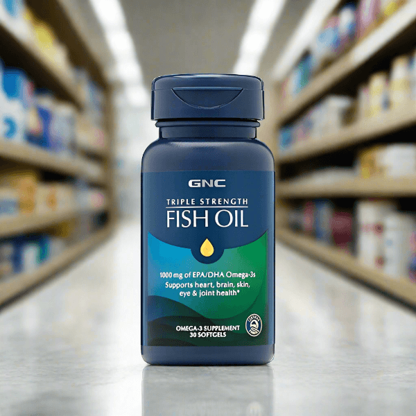 GNC TRIPLE STRENGHT FISH OIL 1000mg + OMEGA-3 30ct