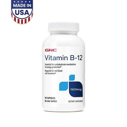 GNC Vitamin B-12 1500mcg 90Ct
