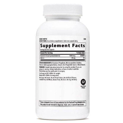 GNC Vitamin B-12 1500mcg 90Ct