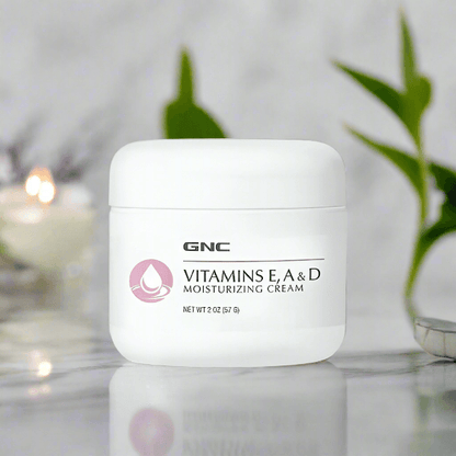 GNC Vitamins E, A & D Moisturizing Cream 2 oz 57gm