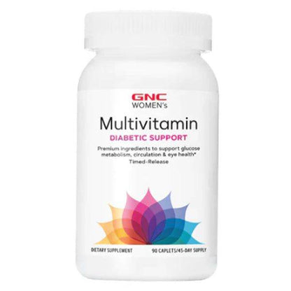 GNC WOMEN’S Multivitamin Diabetic Support 90 Capletes