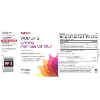 GNC Women’s Evening Primrose Oil 1300mg 90CT