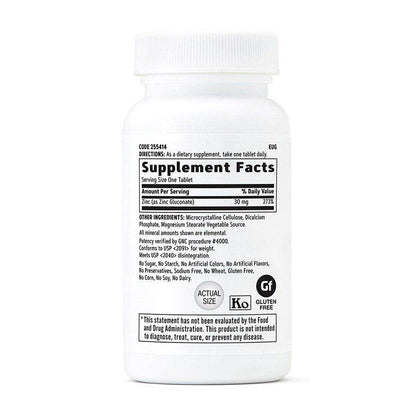 GNC Zinc 30mg 100 Tablets