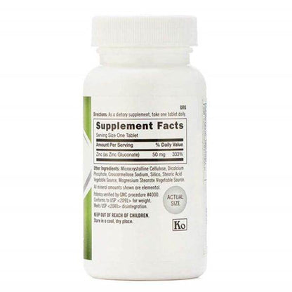 GNC Zinc 50MG – A Dietary Supplement