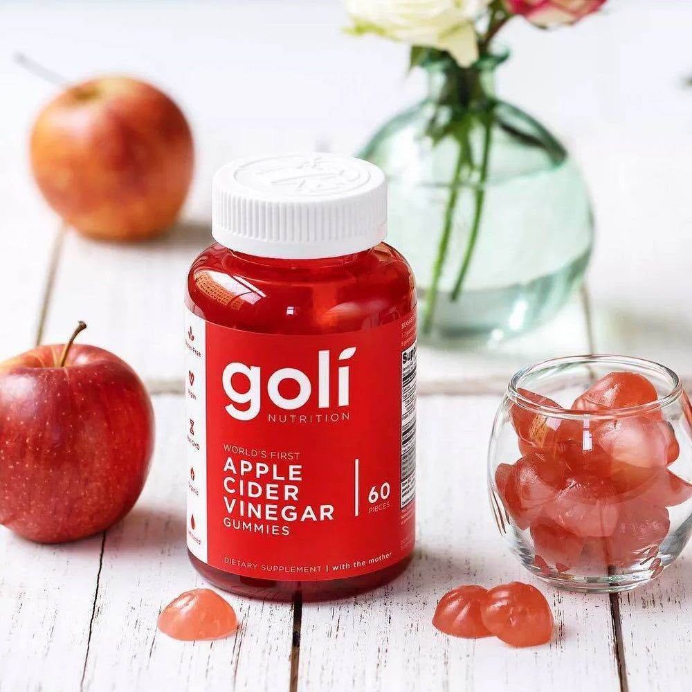 Goli Apple Cider Vinegar Gummies, 60 Ct