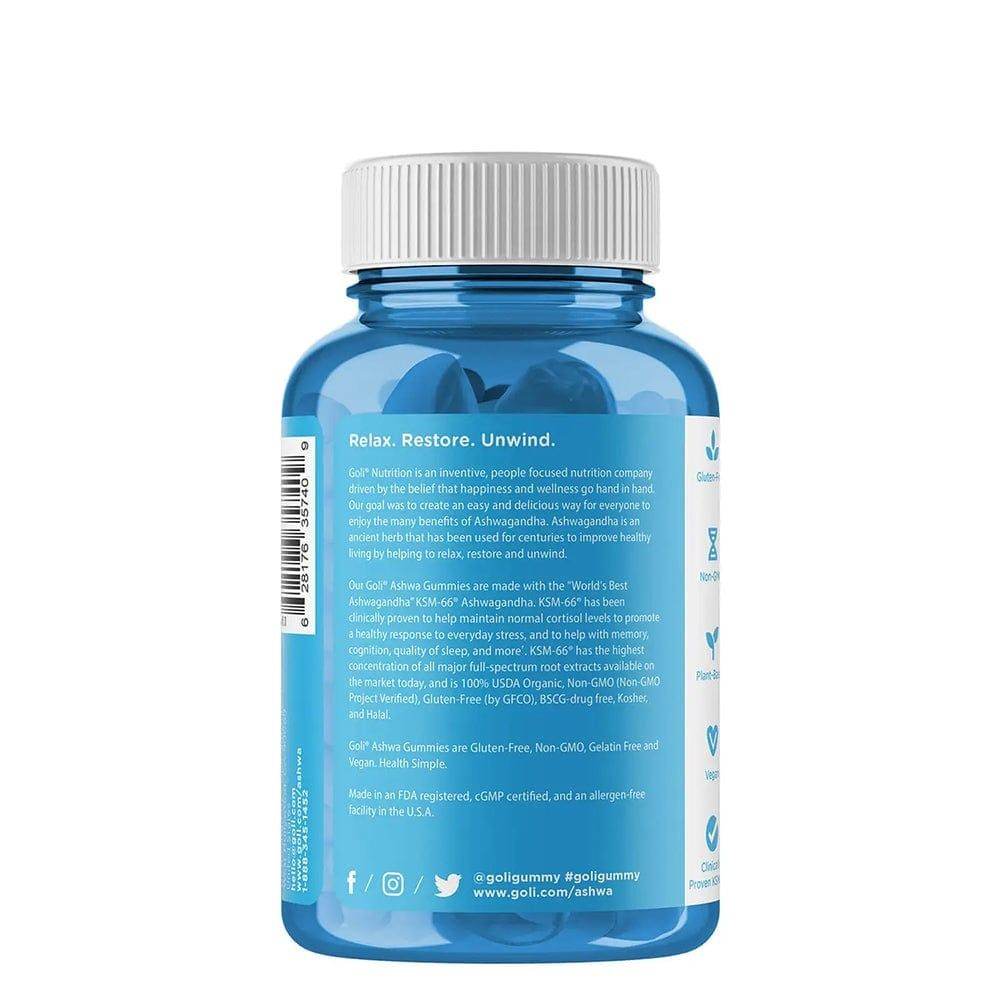 Goli Nutrition Ashwagandha Gummies – 60 Ct