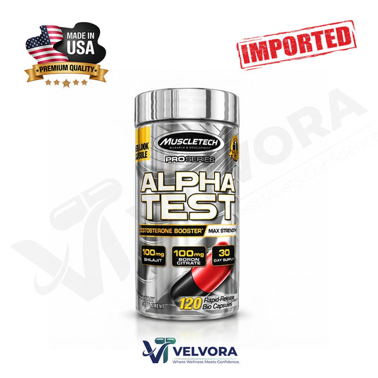 MuscleTech AlphaTest Testosterone Booster, 120 Ct