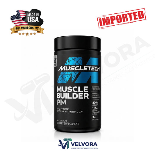 MuscleTech, Muscle Builder PM Nighttime Recovery Formula 90 caps