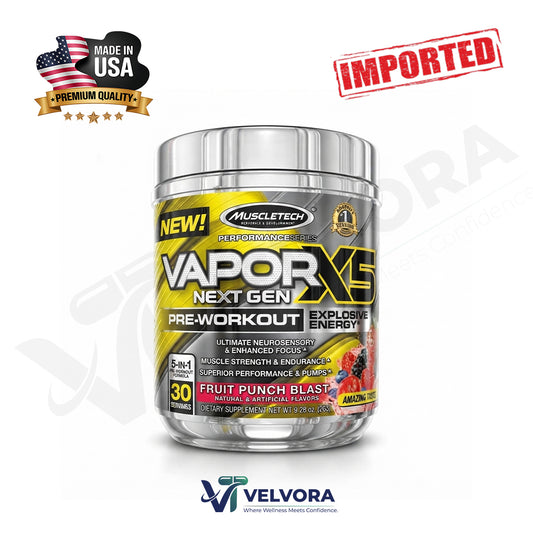 MuscleTech Vapor X5 Next Gen Pre Workout, 30 Servings
