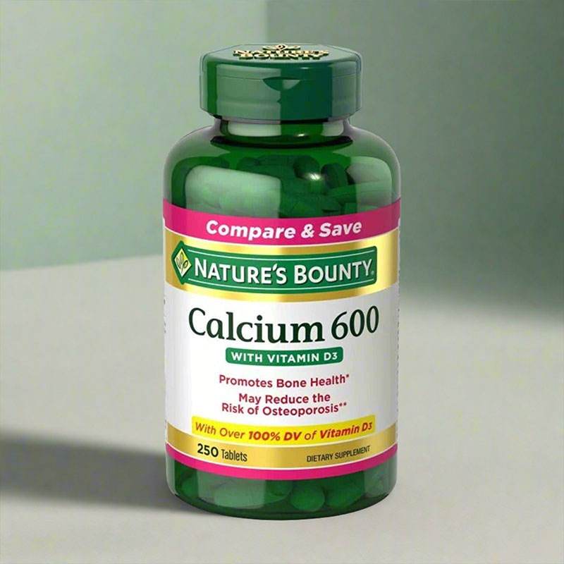 Nature's Bounty Calcium 600+D (Caltrate+D) High Potency