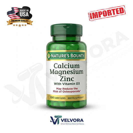 Nature's Bounty Calcium Magnesium Zinc, 100 Ct