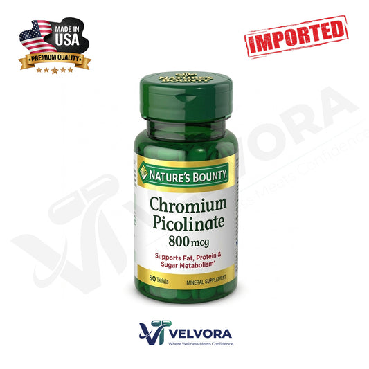 Nature's Bounty Chromium Picolinate 800mcg, 50 Ct