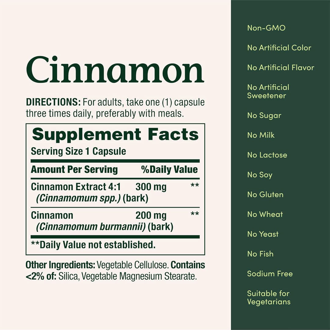 Nature’s Bounty Cinnamon 1500mg