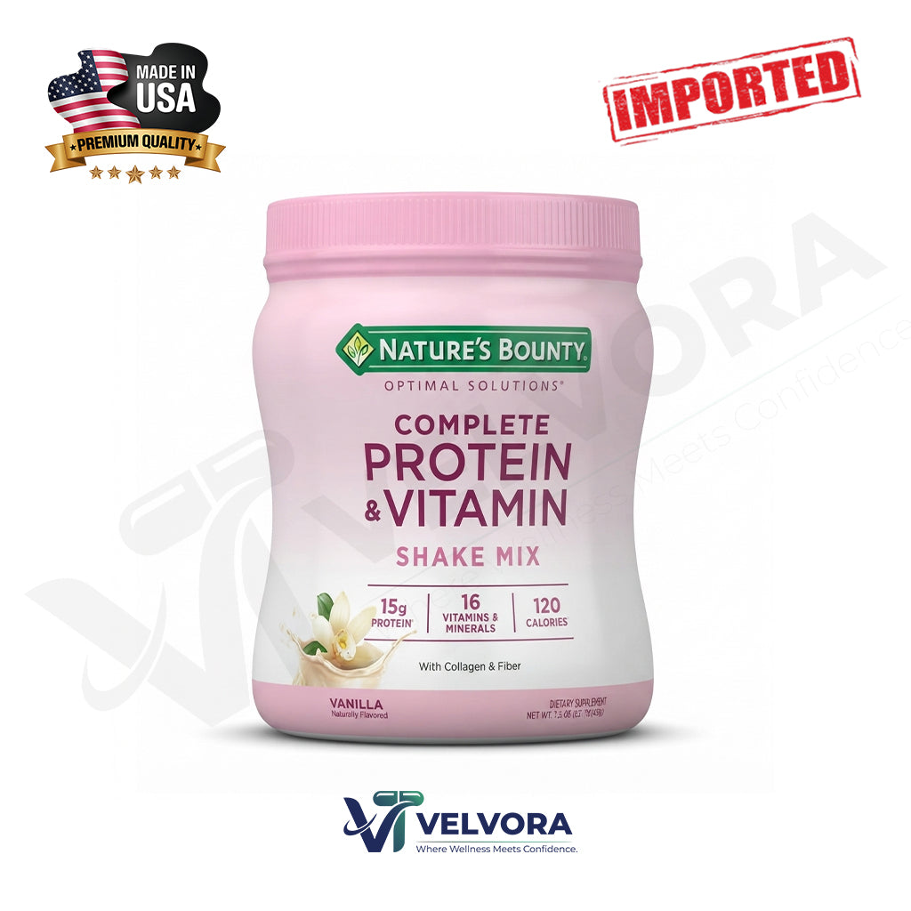 Nature's Bounty Complete Protein & Vitamin Shake Mix Vanilla, 1 lbs