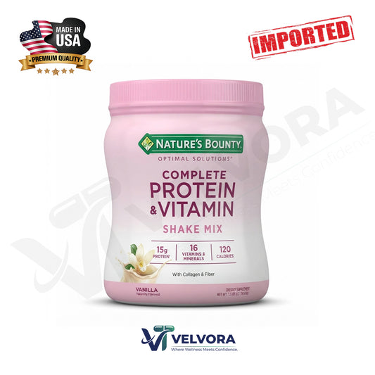 Nature's Bounty Complete Protein & Vitamin Shake Mix Vanilla, 1 lbs