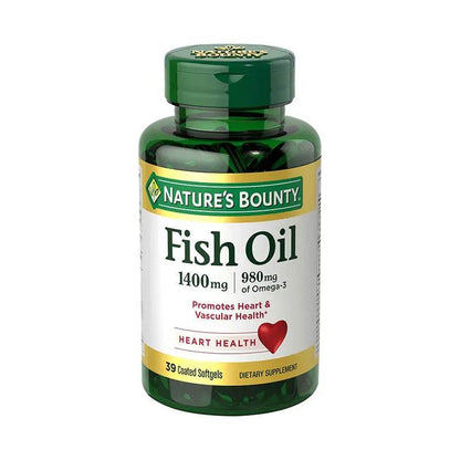 Nature's Bounty Fish Oil 1400mg Plus Omega-3 39CT  in Pakistan Vitamins House