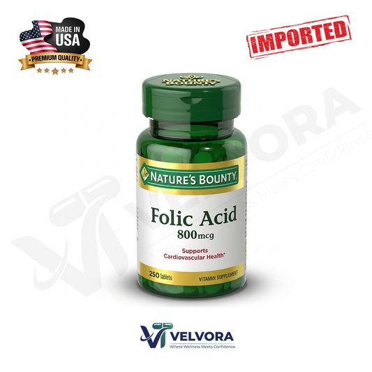 Nature's Bounty Folic Acid 800 mcg (250 Ct)