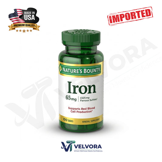 Nature's Bounty Iron 65mg 100 Tablets