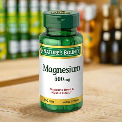 Nature's Bounty Magnesium 500mg 100 Tablets