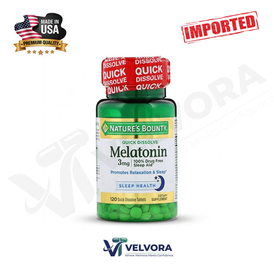 Nature's Bounty Melatonin 3mg Quick Dissolve, 120 Ct