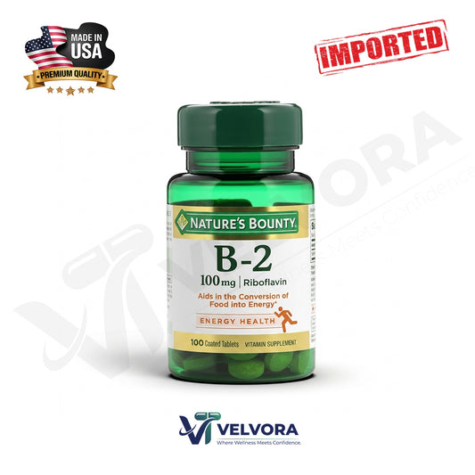 Nature's Bounty Vitamin B-2 100mg, 100 Ct