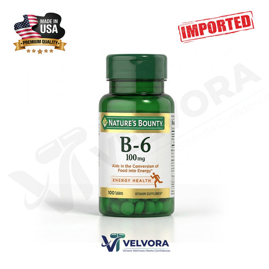Nature's Bounty Vitamin B-6 100mg, 100 Ct