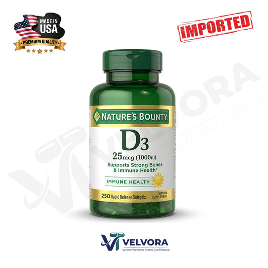 Nature's Bounty Vitamin D3 1000 IU, 250 Ct