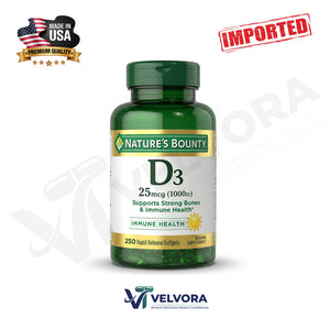 Nature's Bounty Vitamin D3 1000 IU, 250 Ct