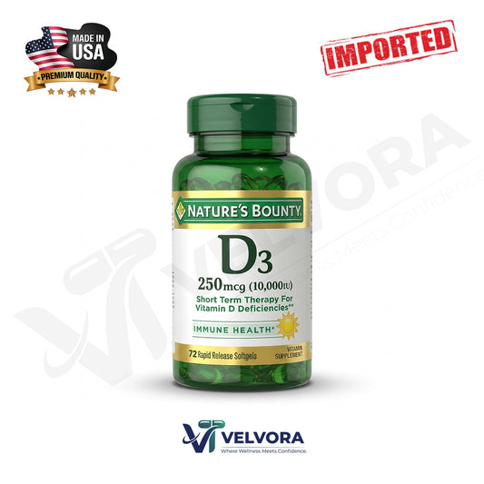 Nature's Bounty Vitamin D3 10000 IU, 72 Ct