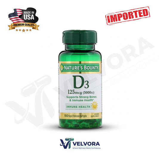 Nature's Bounty Vitamin D3 5000 IU, 150 Ct