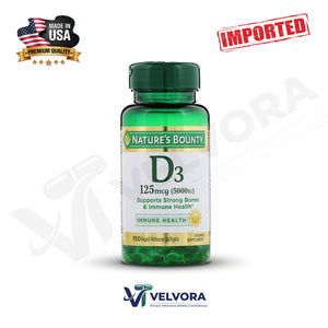 Nature's Bounty Vitamin D3 5000 IU, 150 Ct