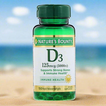 Nature's Bounty Vitamin D3 5000 IU, 150 Ct