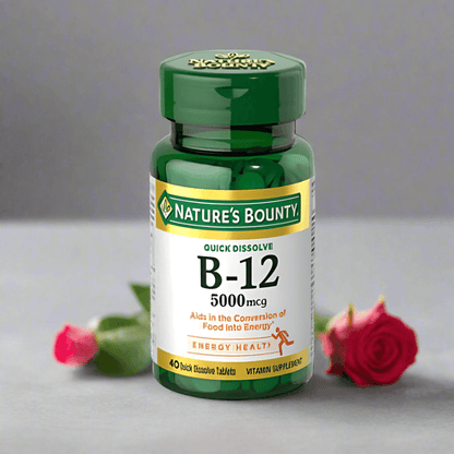 Nature's Bounty B12 Quick Dissolve 5000mcg - Vitamins House