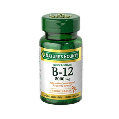 Nature's Bounty B12 Quick Dissolve 5000mcg