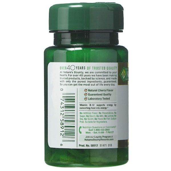 Nature's Bounty B12 Quick Dissolve 5000mcg
