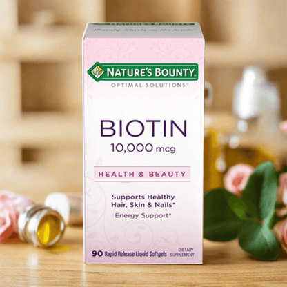 Nature's Bounty Biotin 10,000mcg 90 softgels