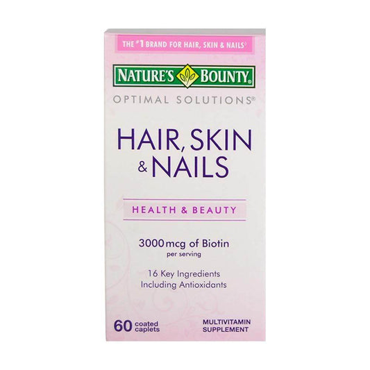 Nature's Bounty Biotin 3000mcg 60 Caplets - Vitamins House