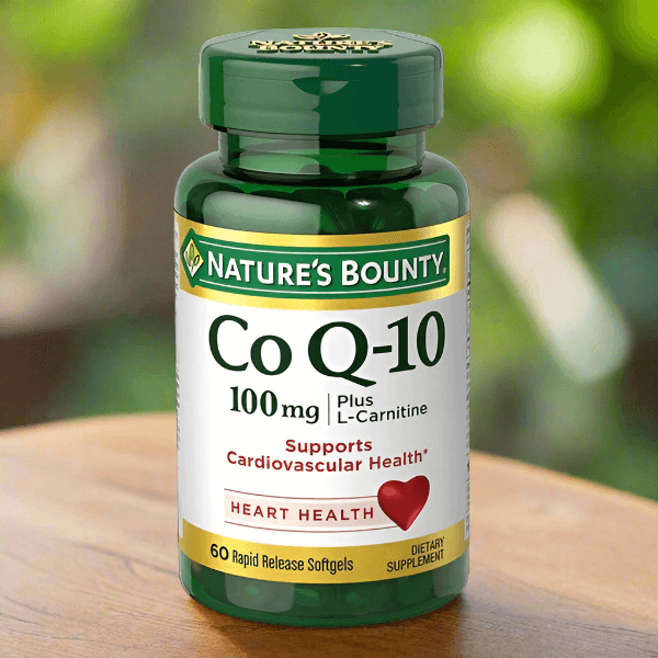 Nature's Bounty CoQ10 100mg Plus L-Carnitine, 60 Ct