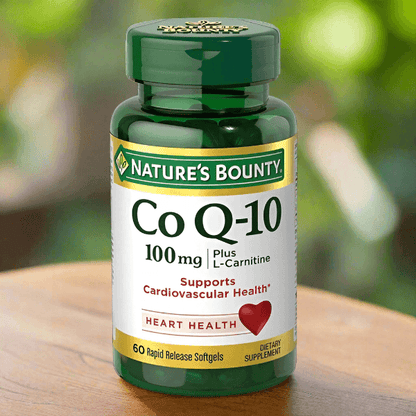 Nature's Bounty CoQ10 100mg Plus L-Carnitine, 60 Ct