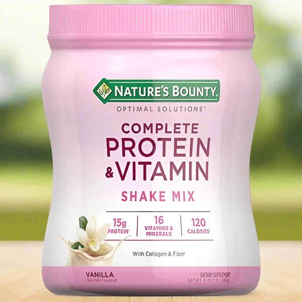 Nature's Bounty Complete Protein & Vitamin Shake Mix Vanilla, 1 lbs