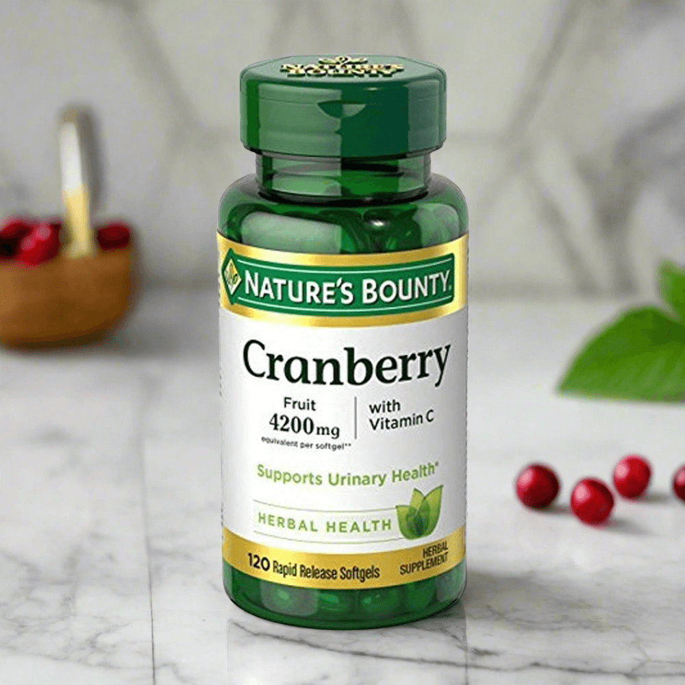 Nature's Bounty Cranberry with Vitamin C 120 Softgels