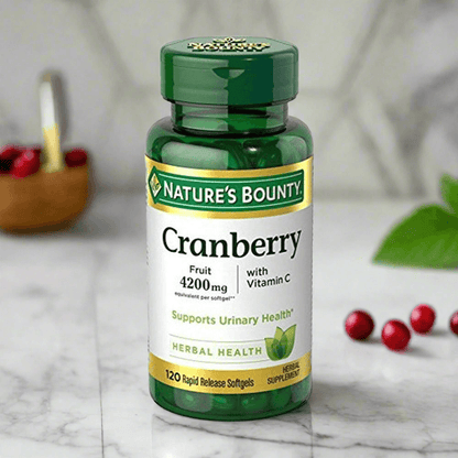 Nature's Bounty Cranberry with Vitamin C 120 Softgels