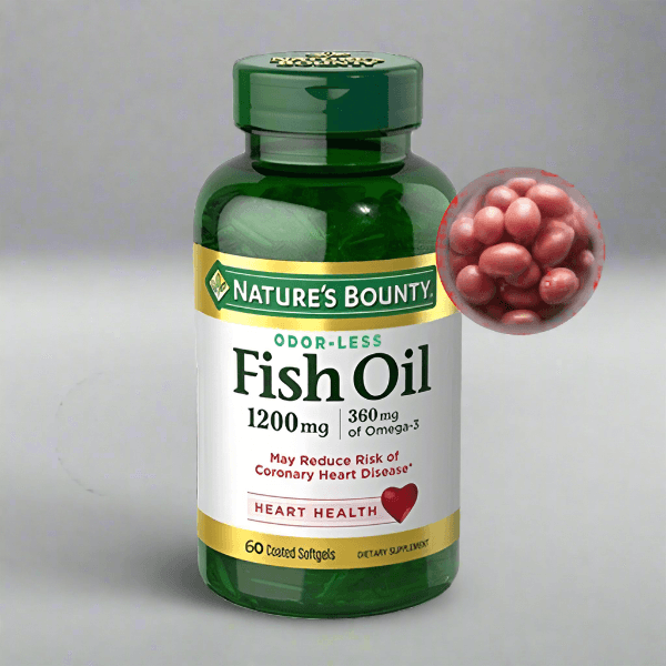 Nature's Bounty Fish Oil 1200mg Plus Omega-3, 60 Ct