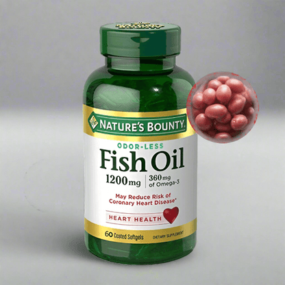 Nature's Bounty Fish Oil 1200mg Plus Omega-3, 60 Ct