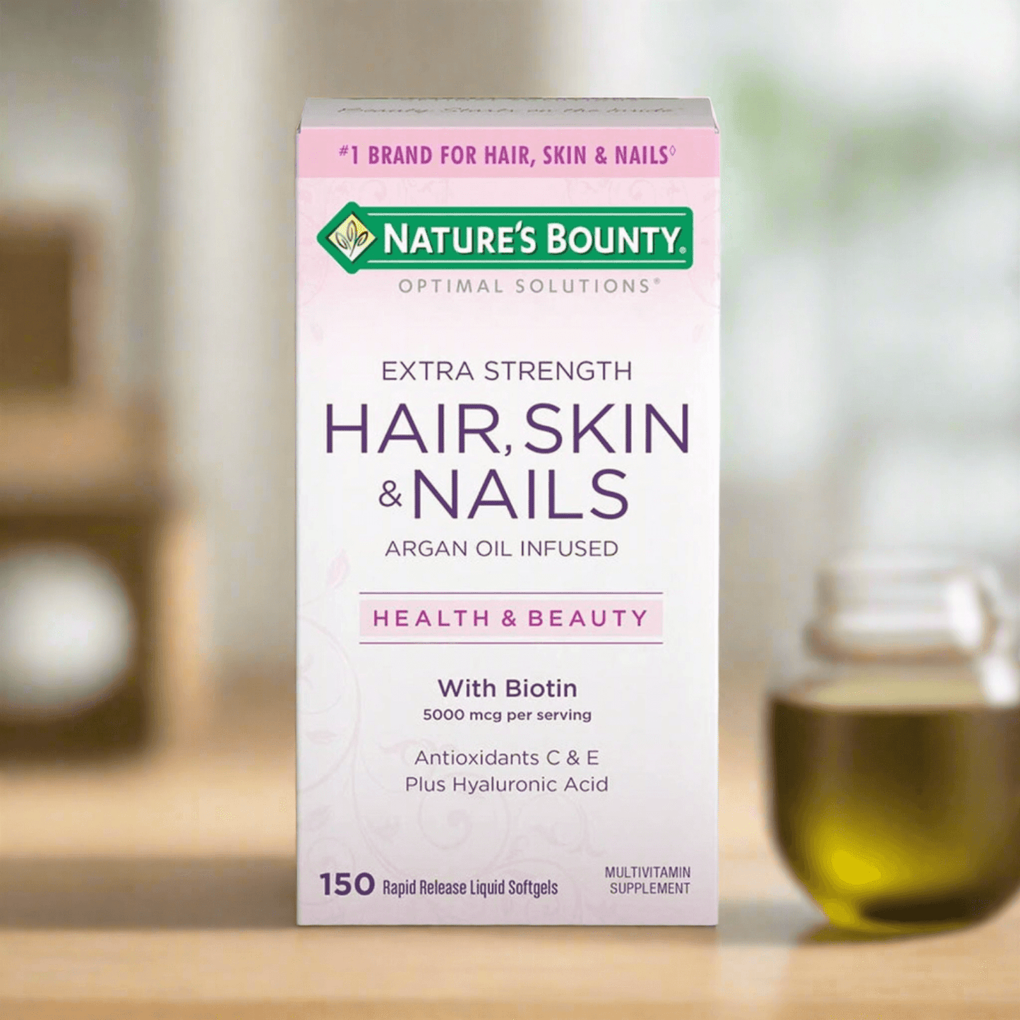 Nature's Bounty Hair, Skin & Nails Extra Strength 150 Softgels
